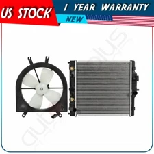 Cooling Fan and Radiator Assembly For 1992 1993 1994 1995 1996-1998 Honda Civic