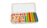 Wooden Digital Game Stick Mathematical Stick Educational Toy For Kids Children Wooden Digital Game Stick Mathematical Stick Educational Toy For Kids Children