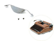 Type Basket Cover for Olympia SM2 Typewriter Vtg Chrome Vibrator Shield Part thumbnail