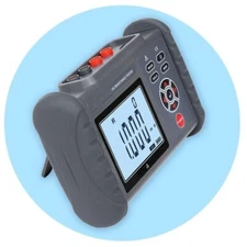 Digital Micro Ohm Meter Ohmmeter DC Low Resistance Tester with 0.001mΩ~300.0KΩ