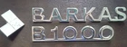 Barkas + B1000 + IFA lettering/door emblem made of aluminium with threaded bolts GDR new