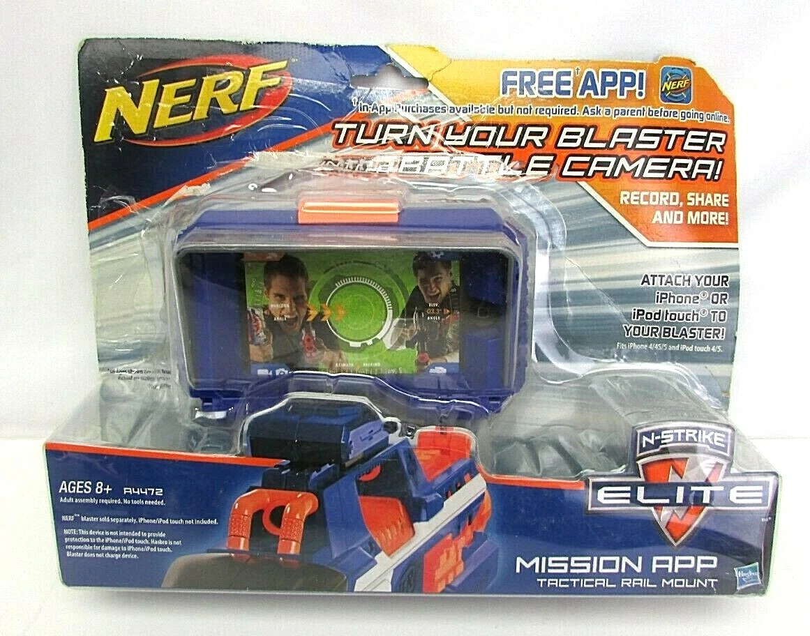 Nerf Battle Camera N Strike Elite Mission App NEW Tactical Rail