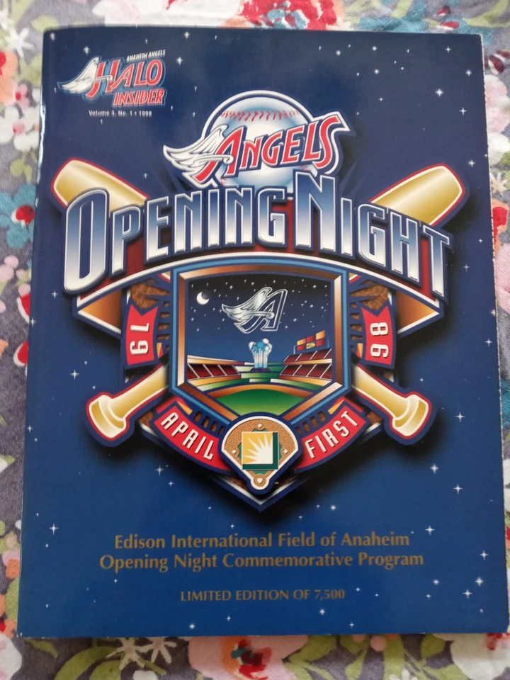 Anaheim Angel's Opening Night 1998 - Limited ED (7,500) Program, Hat, Baseball - Image 2 of 4