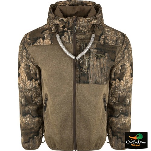 DRAKE WATERFOWL SYSTEMS MST ENDURANCE HYBRID CAMO LINER JACKET FULL ZIP W/ HOOD - Picture 5 of 5