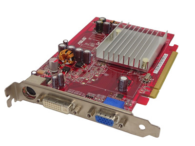 ASUS RADEON X1550 128MB PCI-E DDR2 SDRAM GRAFIKKARTE DVI VGA S-VIDEO #GK9932