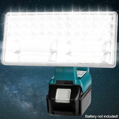 JHJQZCYG 40W 4200LM Wireless LED Work Light for Makita 18V Battery Cordless Outdoor Lamp