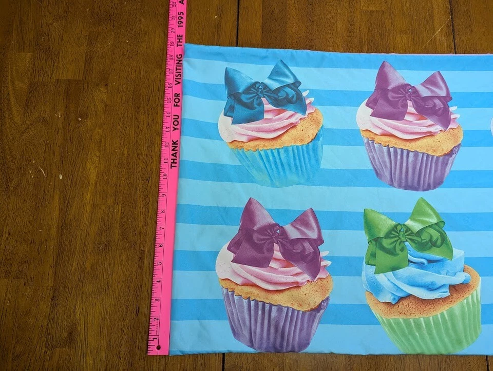 Lote de 2 Fundas de Almohada Jojo Siwa Tamaño Estándar Cupcakes Nickelodeon Fundas de Almohada Foto 4 de 4