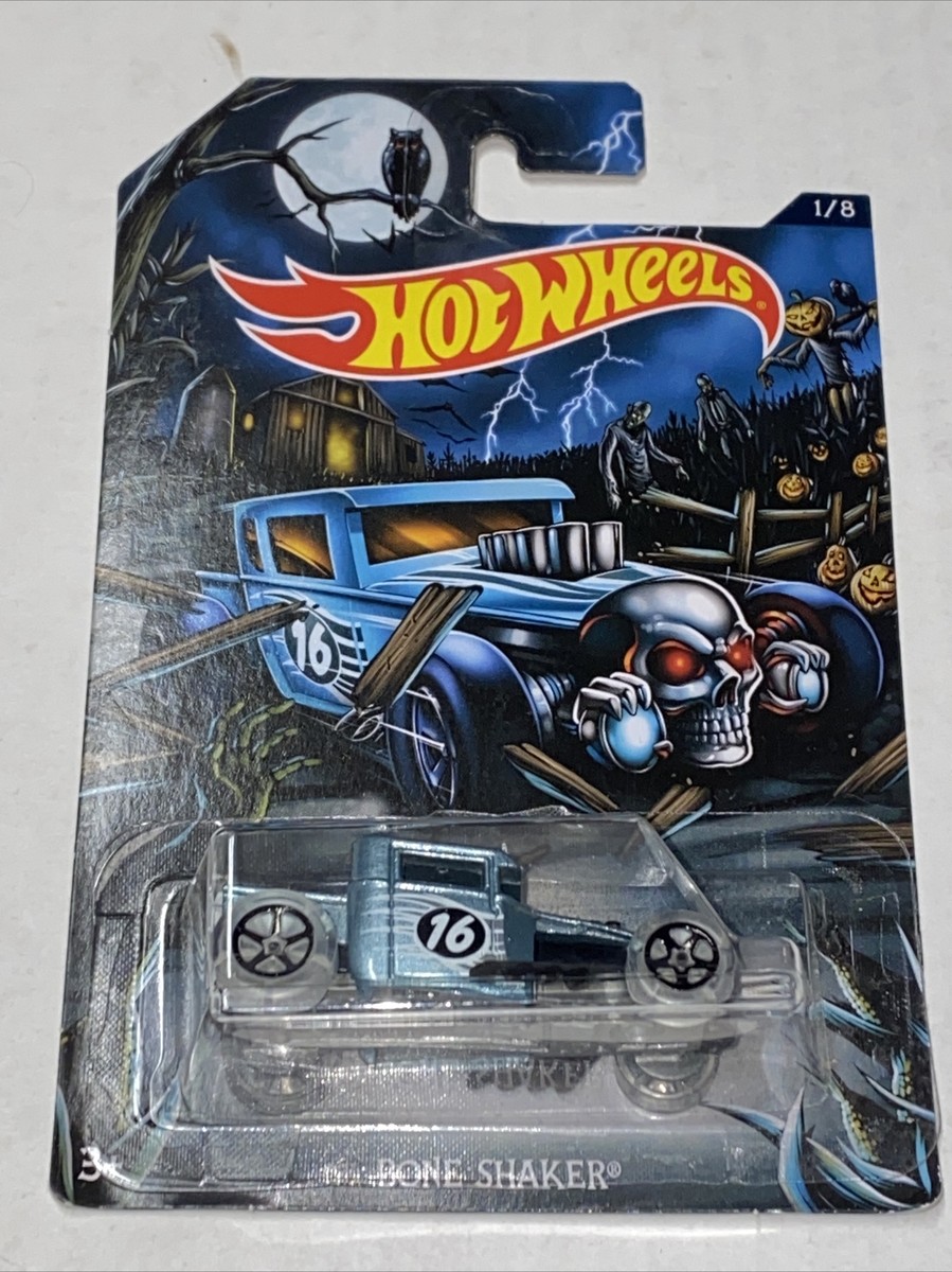 🔥Hot Wheels~ 2016 ~HAPPY HALLOWEEN ~BONE SHAKER~ Kroger Exclusive