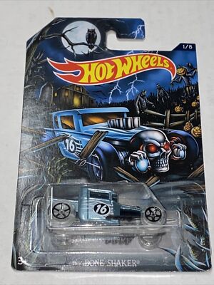 🔥Hot Wheels~ 2016 ~HAPPY HALLOWEEN ~BONE SHAKER~ Kroger Exclusive