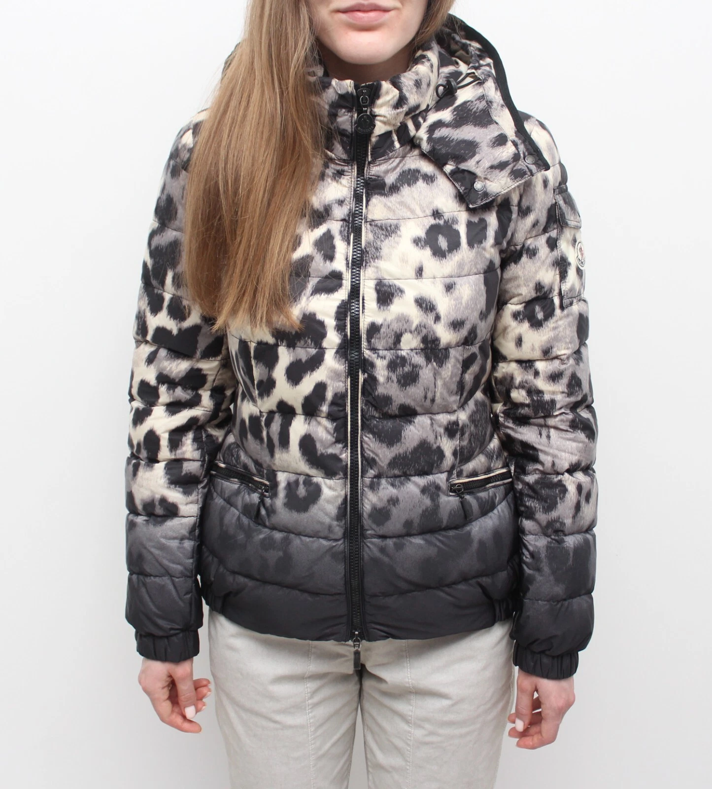 Autentico cappotto giacca piumino trapuntato donna MONCLER Saby RARO taglia 2 ~S