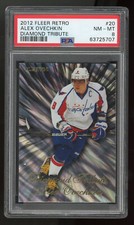 2012 Fleer Retro Alex Ovechkin Diamond Tribute #20 PSA 8