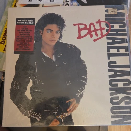 MICHAEL JACKSON - Bad - Vinyl LP 1st Press 1987 Epic E 40600 Gatefold Lyric Slv