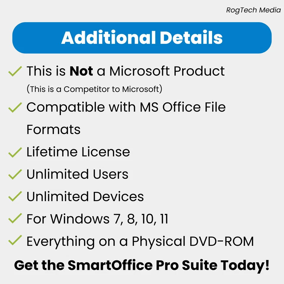 Open Office Suite for Windows - Home Student Business Productivity Software DVD - Image 3 of 4