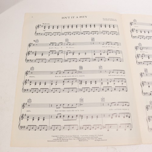 Isn't It I Pity Piano Voice Sheet Music George Harrison 1970 Harrisongs - Picture 3 of 4