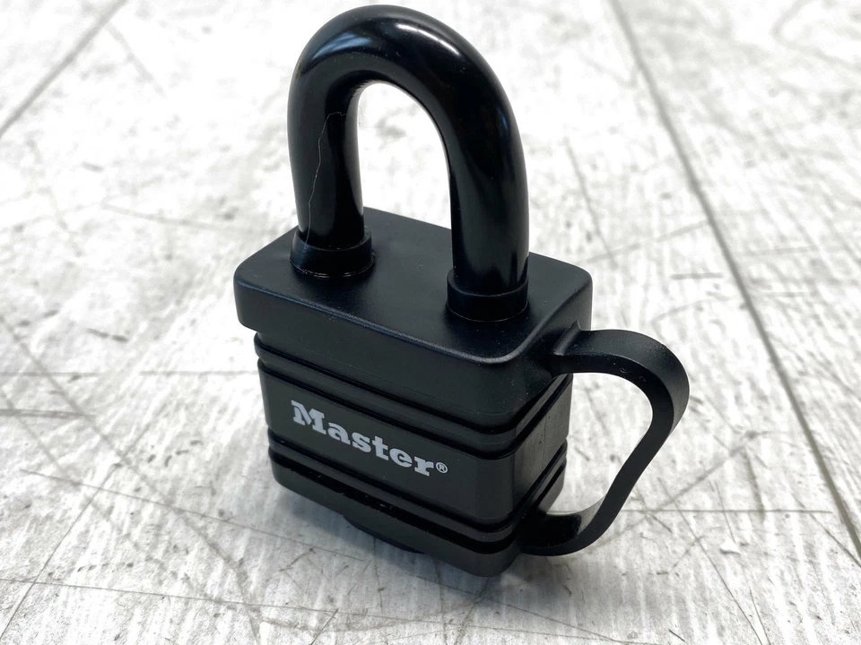 Cadenas Master Lock Weather Tough en version noire, 40 mm 7804EUR - Photo 3/4
