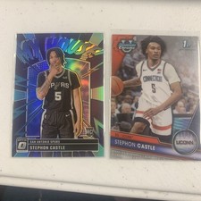 2024-25  Donruss Optic - My House Stephon Castle Purple Prizm RC Bowman U 1st