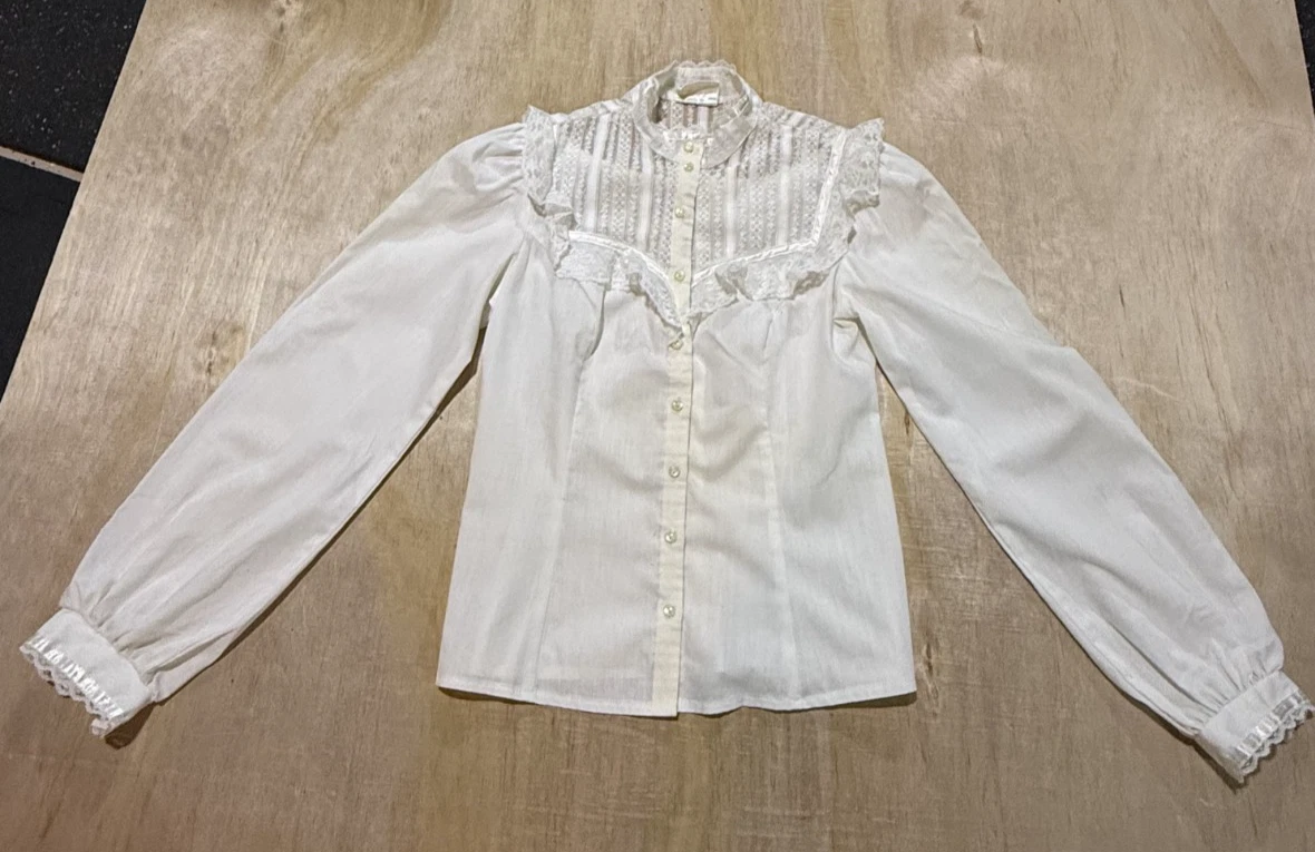Preços baixos em Blusas Femininas Vintage Gunne Sax | eBay