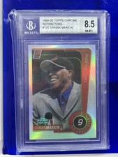 Shawn Marion Topps Chrome Rc Refractor Beckett 8.5 Rookie 1999-00 