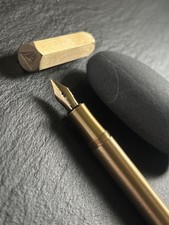 Edler Füllfederhalter aus massivem Messing |...