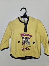 VINTAGE 90s MICKEY  MINNIE FLEECE PULL OVER 3T