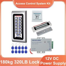 Door Access Control System Kit IP68 RFID Keypad  180KG Electric Magnetic Lock