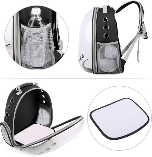 Cat Pet Carrier Backpack Transparent Capsule Bubble Pet Backpack Small Animal Pu