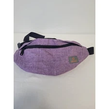 Tinyat Purple Fanny Pack Belt Bag Travel Hiking Casual Sport Waist Pack
