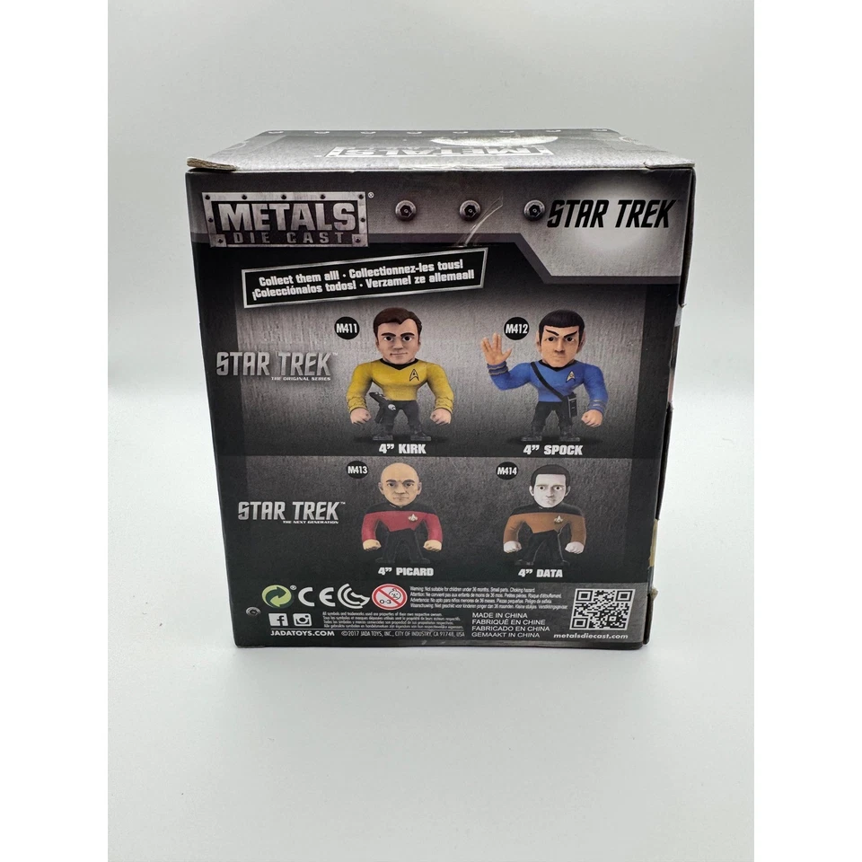Figura Capitán Kirk Serie Original Star Trek Die Cast de Jada Metals M411 Foto 3 de 4