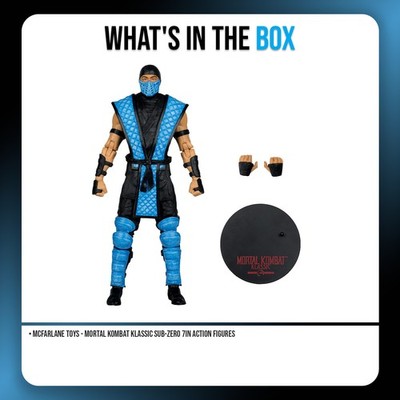 McFarlane Toys Mortal Kombat Klassic Sub-Zero 7in Action Figure | eBay