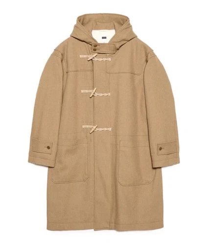 BNWT nanamica windstopper duffle coat camel size L - product listing photo