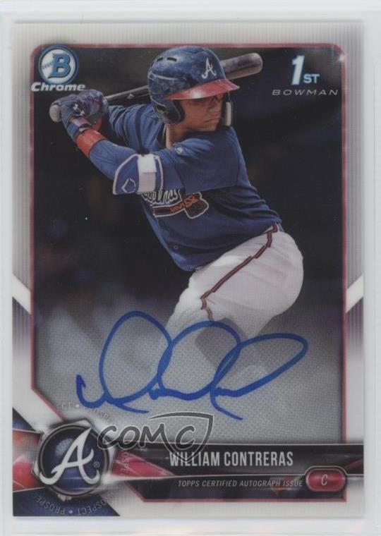 2018 Bowman Chrome Prospect Auto William Contreras #BCPA-WCO Auto 12i0