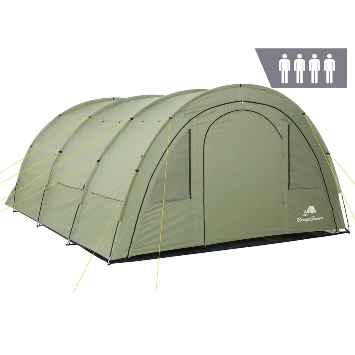 Zelt 4 Personen 2 Schlafkabinen online kaufen | eBay.de