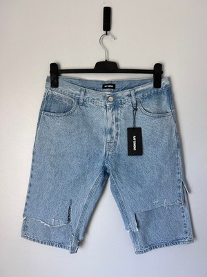 Raf Simons Destroyed Denim Shorts - Size 33 - Blue | eBay