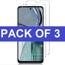 (3 Pack) Tempered Glass Screen Protector For Motorola Moto G62 5G