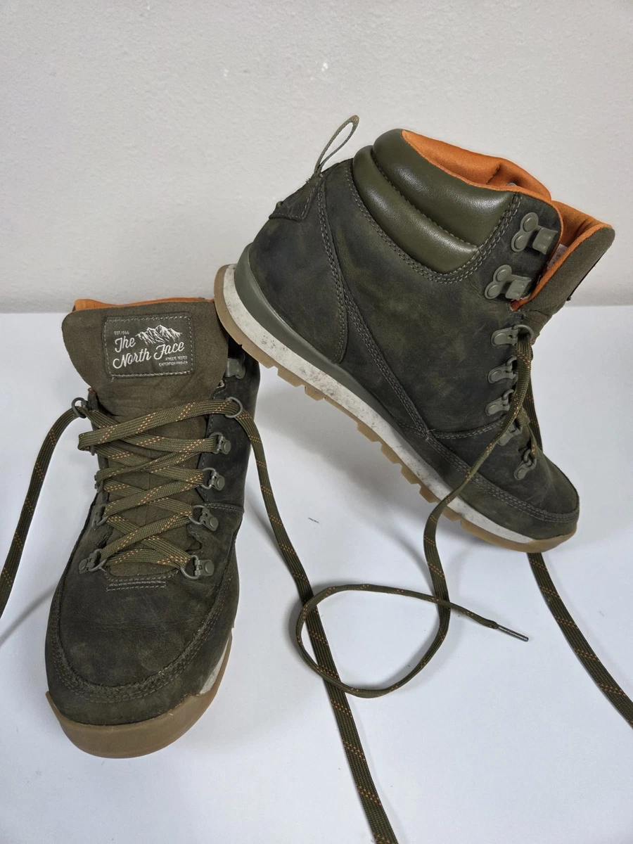 The North Face Hiking Boots Mens 10.5 Brown Good Suede Vibram Sole Trekking The North Face Brown Hiking Shoes & Boots for Men for sale  main image 3