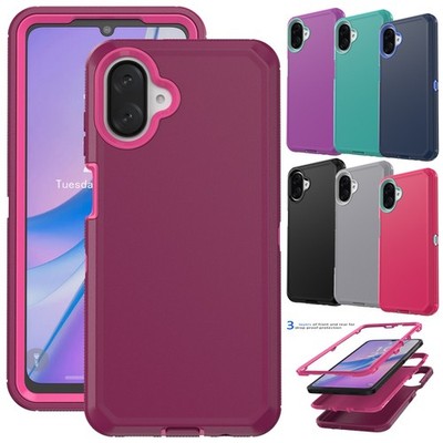 For Samsung Galaxy A07 A17 Hybrid Shockproof Hard Case Protective Phone Cover