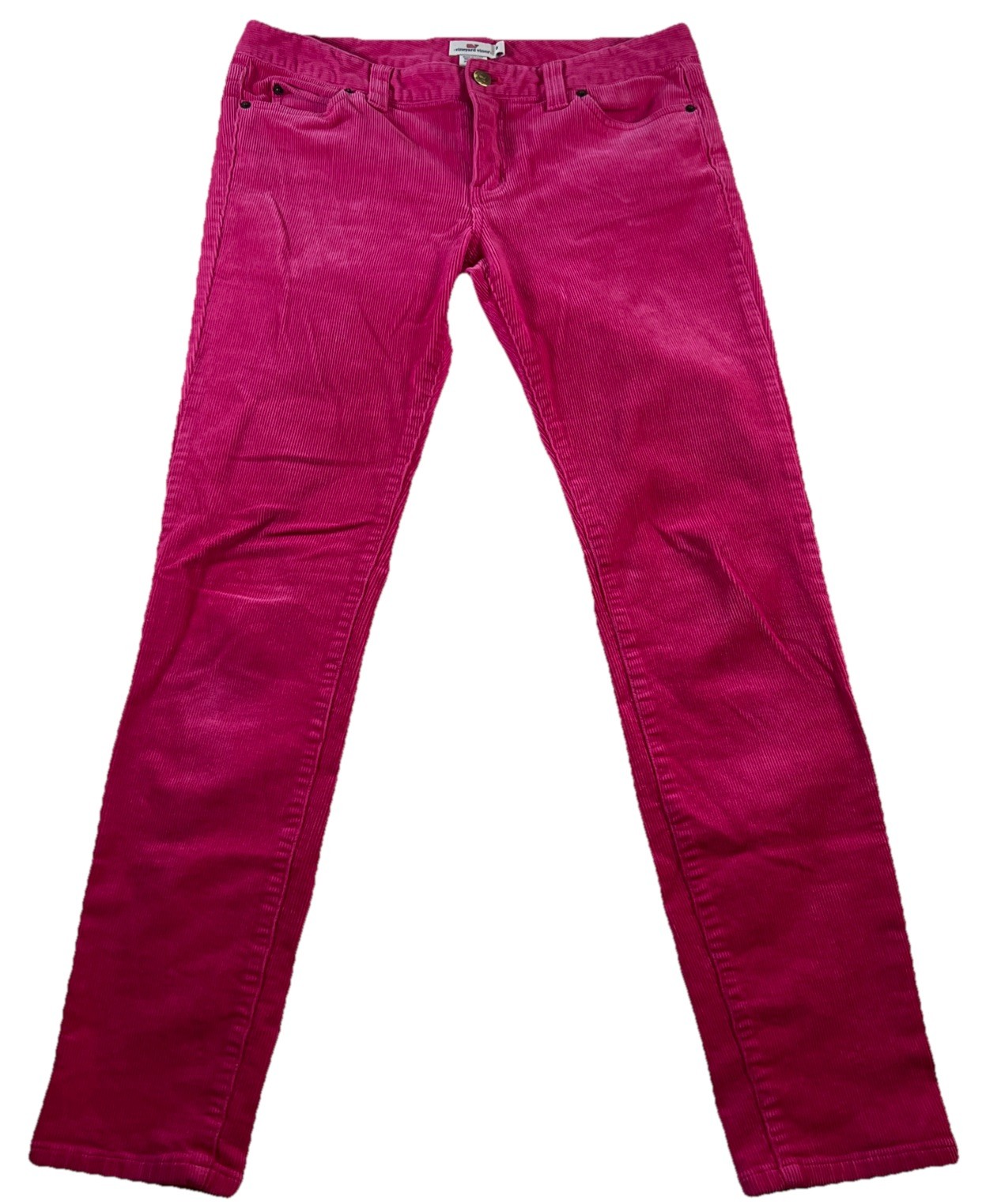 Vineyard vines Corduroy women’s pants Skinny size 6 hot pink stretch cotton