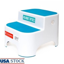Kids Step Stool Non-Slip Multipurpose Toddler Potty Training Safe Lightweight US