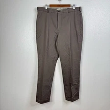Brooks Brothers Advantage Chino Clarks Gray Pants Size 38/34