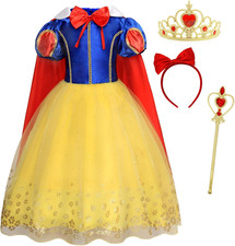 Princess Dress up for Girls Halloween Costumes Birthday Party Outfit