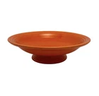 Vintage Fiesta Radioactive Red 12" Comport Pedestal Footed Bowl 1936-1946.