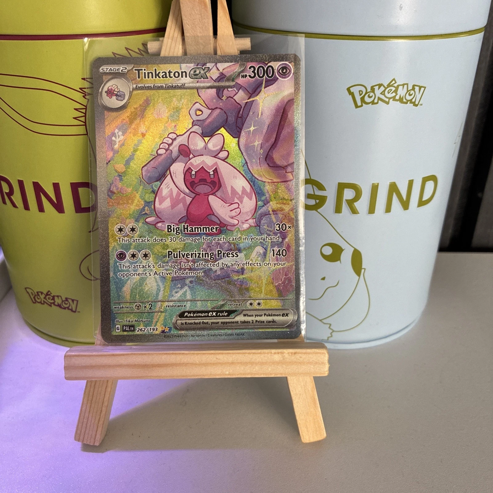 Pokémon TCG Tinkaton EX Special Illustration Rare Card Paldea Evolved 262/193 NM