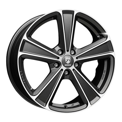 ALLOY WHEEL MOMO SHOT! FOR AUDI A4 8X18 5X112 MATT ANTHRACITE POLISHED JBS