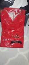 Vintage MEN 1970's Wrangler RED Pearl Snap Long Tail Shirt 16/34 Still In Pack