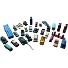 Vintage Lesney, Matchbox, and Other Diecast Car Set with Accessories