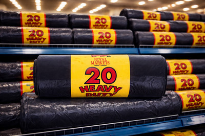 ROYAL MARKET MÜLLSÄCKE ROLLEN MIT 20 SCHWARZEN STRAPAZIERFÄHIGEN MÜLLSÄCKEN HAUS & GESCHÄFTE