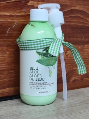 Avon The Face Shop Jeju Aloe Hand & Body Lotion Discontinued 13.5 Fl Oz