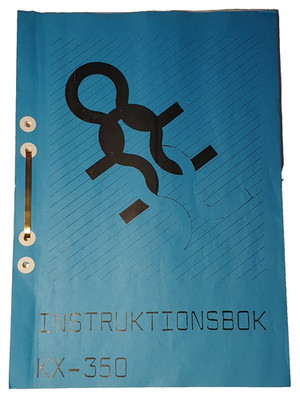 Instruktionsbok (Svensk) för BROTHER  KX-350 - Manual in schwedischer Sprache