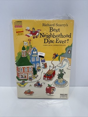 Richard Scarry's Best Neighborhood Disc Ever Philips CD-i CDI BRAND NEW Sealed