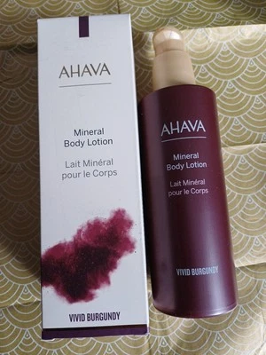 AHAVA Mineral Body Lotion Vivid Burgundy, 250ml. Dead Sea Mineral Product. - Image 1 of 3